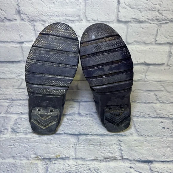 Hunter Women's Original Short Boot Navy Womens 7 Mens 6 Rain Boots Waterproof - Picture 10 of 11